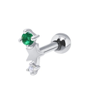 May Birthstone Helix Ear Piercing TIP-3601